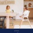 Lalo The Chair Convertible 3-in-1 High Chair for Babies and Toddlers - Wooden ,Baby High Chair with Dishwasher Safe Tray, Adjustable Footrest & Machine Washable High Chair Cushion, Coconut - 5
