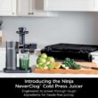 Ninja JC151 NeverClog Cold Press Juicer, Powerful Slow Juicer with Total Pulp Control, Countertop, Electric, 2 Pulp Functions, Dishwasher Safe, 2nd Generation, Charcoal - 2