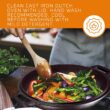 Bruntmor 2-in-1, 5 Quart Pre-seasoned Cast Iron Dutch Oven With Double Handles, 1.6 Quart Skillet lid with dual Handles for frying, Grill, Roating, Perfect for induction, Stovetop, BBQ Camping - 5