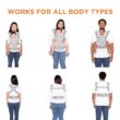 Ergobaby Omni 360 All-Position Baby Carrier for Newborn to Toddler with Lumbar Support (7-45 Pounds), Pure Black, 1 Count (Pack of 1) - 2