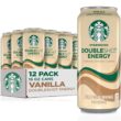 Starbucks Doubleshot Energy Espresso Coffee, Vanilla, 15 oz Cans (12 Pack) (Packaging May Vary)