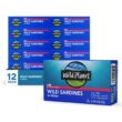 Wild Planet Wild Sardines in Water, No Salt Added, Tinned Fish, Non-GMO, Sustainable 4.4 Ounce , (Pack of 12) - 1