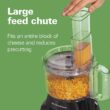 Hamilton Beach Food Processor & Vegetable Chopper for Slicing, Shredding, Mincing, and Puree, 8 Cup, Black - 3