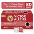 Victor Allen's Coffee Peppermint Bark Flavored, Medium Roast, 80 Count, Single Serve Coffee Pods for Keurig K-Cup Brewers Victor Allen's Coffee Peppermint Bark Flavored, Medium Roast, 80 Count, Single Serve Coffee Pods for Keurig K-Cup Brewers