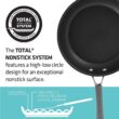 Circulon 84567 3-Qt.Covered Straining Pour Spouts Hard Anodized Aluminum Saucepan, 3 quart, Oyster Gray - 7