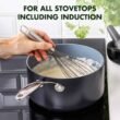 GreenPan Valencia Pro Hard Anodized Healthy Ceramic Nonstick 2QT and 3QT Saucepan Pot Set with Lids, PFAS-Free, Induction, Dishwasher Safe, Oven Safe, Gray - 6