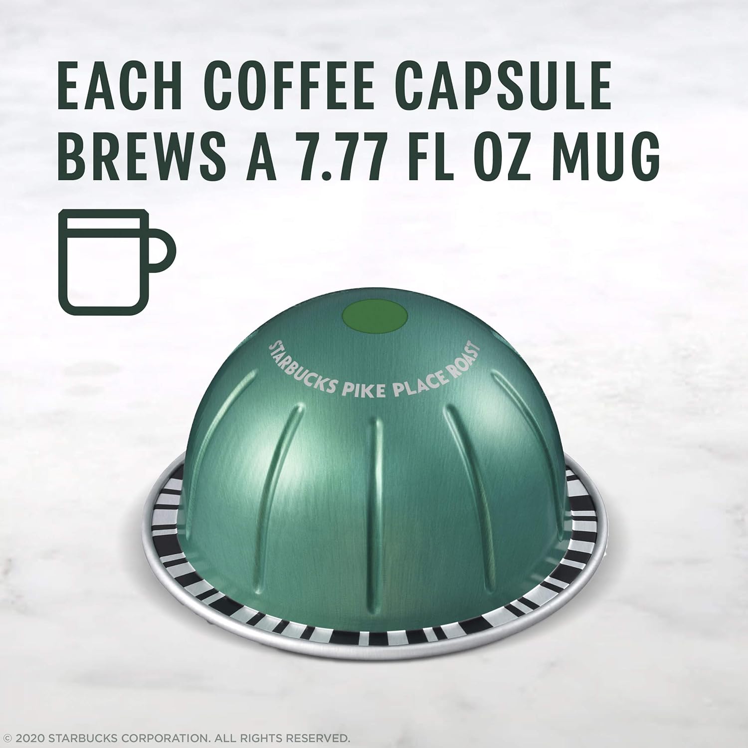 Starbucks by Nespresso Vertuo, Pike Place, Medium Roast Coffee 32-count Coffee Pods, Brews 7.8 oz. Starbucks by Nespresso Vertuo, Pike Place, Medium Roast Coffee 32-count Coffee Pods, Brews 7.8 oz. - Image 4