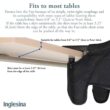 Inglesina Fast Table Chair - Award-Winning Baby High Chair for Eating & Dining - Compact, Portable & Foldable - Leaves No Scratches - for Babies 6-36 Months & 1-3 Year Old Toddler - Black - 5