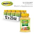 Mott's No Sugar Added Applesauce, 23 Ounce Jar (Pack of 12) - 2