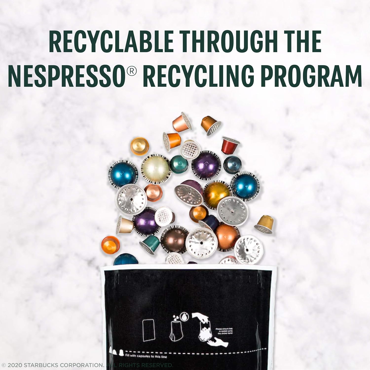 Starbucks by Nespresso Vertuo, Pike Place, Medium Roast Coffee 32-count Coffee Pods, Brews 7.8 oz. Starbucks by Nespresso Vertuo, Pike Place, Medium Roast Coffee 32-count Coffee Pods, Brews 7.8 oz. - Image 7