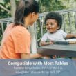 Chicco FastLock Hook-On High Chair, Portable High Chair for Babies and Toddlers, Sets up in Seconds | Black/Black - 5