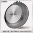 Calphalon Classic 3.5 Quart Saucepan with Lid, Stainless Steel, Dishwasher Safe - 6