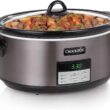 Crock-Pot Large 8 Quart Programmable Slow Cooker with Auto Warm Setting and Cookbook, Black Stainless Steel - 2