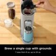 Ninja PB041ST Pods & Grounds Single-Serve Coffee Maker, K-Cup Pod Compatible, 56-oz. Reservoir, 6-oz. Cup to 24-oz. Travel Mug Brew Sizes, Iced Coffee Maker, Stone - 5