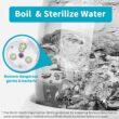 Formula Ready Baby Water Kettle- One Button Boil Cool Down and Keep Warm at Perfect Temperature 24/7 - Dispense Water Instantly- Replace Traditional Bottle Warmer - 5