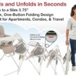 Primo PopUp Folding High Chair, 28x24x38 Inch (Pack of 1) - 2