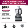 Ninja BN601 Professional Plus Food Processor, 1000 Peak Watts, 4 Functions for Chopping, Slicing, Purees & Dough with 9-Cup Processor Bowl, 3 Blades, Food Chute & Pusher, Silver - 2