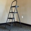Rubbermaid RMS-3T 3-Step Steel Step Stool with Project Tray, 225-pound Capacity,Black - 8