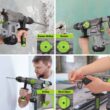 WORKPRO Premium 1-1/4 Inch SDS-Plus Rotary Hammer Drill, 12.5AMP, Heavy Duty Corded Version for Concrete Demolition Chipping Rotomartillo, 5 SDS-Plus Bits - 5