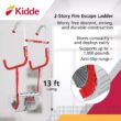 Kidde Fire Escape Ladder, 2-Story Rope Ladder, Extends to 13-Feet, Anti-Slip Rungs - 2