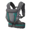 Infantino Carry On Carrier - Ergonomic, Expandable, face-in and face-Out, Front and Back Carry for Newborns and Older Babies 8-40 lbs - 10
