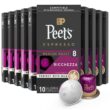 Peet's Coffee, Medium Roast Espresso Pods Compatible with Nespresso Original Machine, Cafe Inspired Ricchezza Intensity 8, 100 Count (10 Boxes of 10 Espresso Capsules) - 1