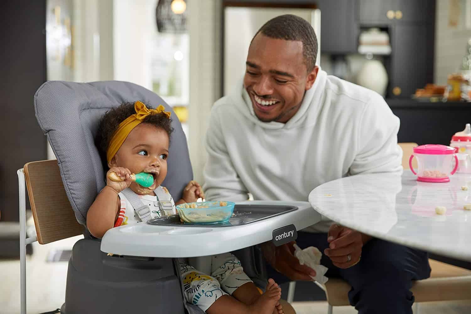 Century Dine On 4-in-1 High Chair, Grows with Child with 4 Modes, Metro Century Dine On 4-in-1 High Chair, Grows with Child with 4 Modes, Metro - 7