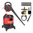 Vacmaster VBVB611PF 1101 6 Gallon 5 Peak HP Wet Dry Shop Vacuum 1-1/4 Inch Hose Powerful Suction with Detachable Blower