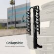 Retrospec Lenox 2-5 - Bike Hitch Rack for Cars, Trucks, SUVs with 2” Hitch | Foldable Steel Frame with Anti-Rattle Adapter, Tie Down Cradles and Straps - Fits Most Frames - 3