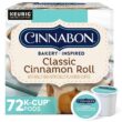 Cinnabon Classic Cinnamon Roll, Single-Serve Keurig K-Cup Pods, Flavored Coffee, 12 Count (Pack of 6) - 1
