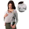 Boba Bliss Hybrid Baby Carrier Newborn to Toddler - 2-in-1 Baby Wrap & Carrier - No-Tie - Certified Hip-Healthy - Soft & Stretchy Baby Sling - 7-35 lbs (Grey) - 8