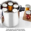 T-fal Pressure Cooker Stainless Steel Pressure Canner 22 Quart Induction 3 PSI Settings, Cookware, Pots and Pans Silver - 2