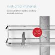 simplehuman Adjustable and Extendable Shower Caddy XL, Stainless Steel and Anodized Aluminum - 8