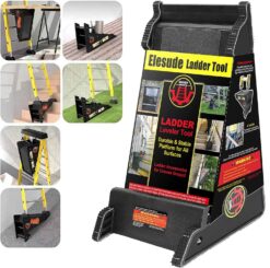 Ladder Leveler,Pitch Hopper, Ladder Stabilizer, Stair Ladder with Storage, Ladder Leveling Tool,Ladder Jacks,Easy to Use,Stable Platform for All Surfaces,Extension Ladder Accessories for Uneven Ground - 1