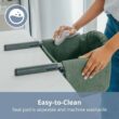 Chicco FastLock Hook-On High Chair, Portable High Chair for Babies and Toddlers, Sets up in Seconds | Black/Black - 7