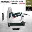 Arrow ET200BN Heavy Duty Electric Brad Nailer, Professional Nail Gun for Trim, Picture Frames, Crafts, Fencing, Uses Brad Nails in 5/8-Inch, 3/4-Inch, 1-Inch, and 1-1/4-Inch - 3