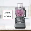 Ninja BN601 Professional Plus Food Processor, 1000 Peak Watts, 4 Functions for Chopping, Slicing, Purees & Dough with 9-Cup Processor Bowl, 3 Blades, Food Chute & Pusher, Silver - 5