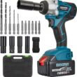 IRONFIST Cordless Impact Wrench, Electric Power Impact Screwdriver with 21V Lithium Battery Brushless Motor with 420Nm Torque - 1