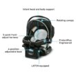 Graco SnugRide 35 Lite LX Infant Car Seat (SnugRide, Studio) - 6