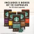 Starbucks by Nespresso Variety Pack Coffee (50-count single serve capsules, compatible with Nespresso Original Line System)