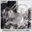 Calphalon Classic 3.5 Quart Saucepan with Lid, Stainless Steel, Dishwasher Safe - 4