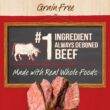 Merrick Grain Free Chunky Big Texas Steak Tips Dinner Canned Dog Food, 12.7 oz., Case of 12