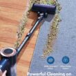Homeika Cordless Vacuum Cleaner, 20Kpa Powerful Suction Vacuum with LED Display, 8 in 1 Lightweight Stick Vacuum Cleaner with 30 Min Runtime Detachable Battery for Carpet and Hard Floor Pet Hair Blue - 4