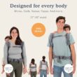 Beco Toddler Carrier with Extra Wide Seat - Toddler Carrying Backpack Style and Front-Carry - Lightweight & Breathable Child Carrier - Toddler Sling Carrier 20-60 lbs (Cool Dark Grey) - 4