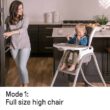 Ingenuity SmartClean Trio Elite 3-in-1 Convertible Baby High Chair, Toddler Chair, and Dining Booster Seat - Slate - 4