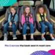 Cosco Mighty Fit 65 DX Convertible Car Seat (Heather Onyx Gray) - 5