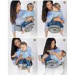 Tushbaby - Safety-Certified Hip Seat Baby Carrier - Mom’s Choice Award Winner, Seen on Shark Tank, Ergonomic Carrier & Extenders for Newborns & Toddlers (Carrier, Grey) - 7