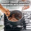 GreenPan Chatham Hard Anodized Healthy Ceramic Nonstick, 3QT Saucepan Pot with Lid, PFAS-Free, Dishwasher Safe, Oven Safe, Gray - 2