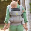 LÍLLÉbaby Complete All Seasons Ergonomic 6-in-1 Baby Carrier Newborn to Toddler - with Lumbar Support - for Children 7-45 Pounds - 360 Degree Baby Wearing - Inward & Outward Facing - Stone - 8