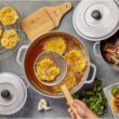 IMUSA USA Traditional Colombian Natural Caldero 3-Piece(1.5/3.5/7.0 Quart) Dutch Oven Set, Silver, Small - 4